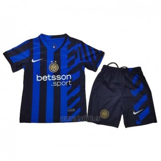 Camiseta Inter Milan Primera Nino 2024-2025