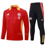 Chandal de Chaqueta del Bayern Munich 2024-2025 Rojo Amarillo