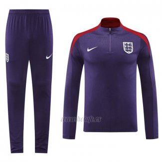 Chandal de Sudadera del Inglaterra 2024-2025 Purpura