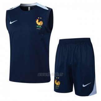 Chandal del Francia Sin Mangas 2024-2025 Azul