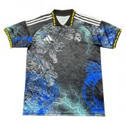 Tailandia Camiseta Real Madrid Dragon 2024-2025 Azul Gris