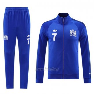 Chandal de Chaqueta del Manchester United 2024-2025 Azul