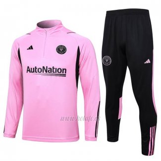 Chandal de Sudadera del Inter Miami Nino 2023-2024 Rosa