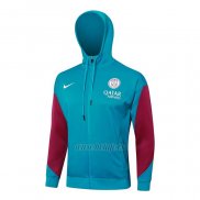 Chaqueta con Capucha del Paris Saint-Germain 2024-2025 Verde