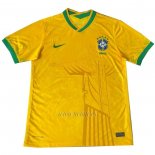 Tailandia Camiseta Brasil Jesus 202024-2025 Amarillo