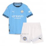 Camiseta Manchester City Primera Nino 2024-2025