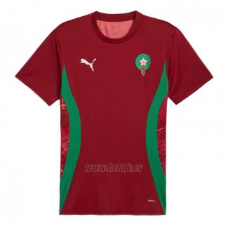 Camiseta Pre Partido del Marruecos 2024 Rojo