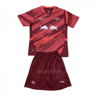 Camiseta RB Leipzig Segunda Nino 2024-2025