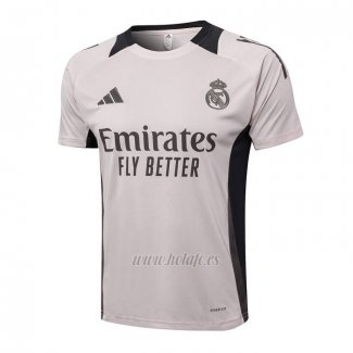 Camiseta de Entrenamiento Real Madrid 2024-2025 Rosa Claro