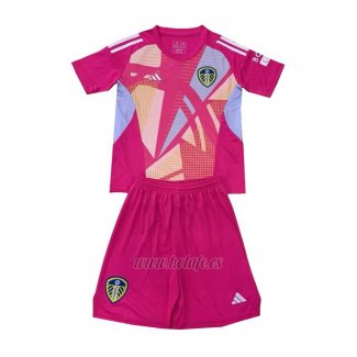 Camiseta Leeds United Portero Tercera Nino 2024-2025