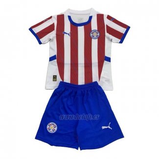 Camiseta Paraguay Primera Nino 2024