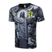 Camiseta de Entrenamiento Brasil Jesus 2024-2025 Negro