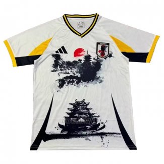 Tailandia Camiseta Japon Special 2024-2025 Blanco Amarillo