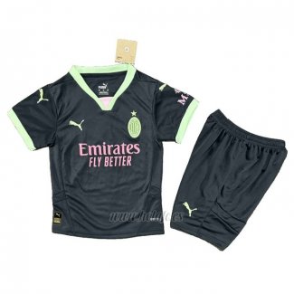 Camiseta AC Milan Tercera Nino 2024-2025