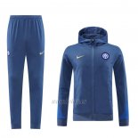 Chandal con Capucha del Inter Milan 2024-2025 Azul