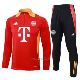 Chandal de Sudadera del Bayern Munich Nino 2024-2025 Rojo