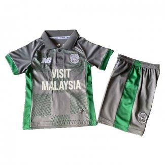 Camiseta Cardiff City Segunda Nino 2024-2025