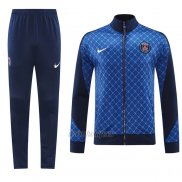 Chandal de Chaqueta del Paris Saint-Germain 2024-2025 Azul