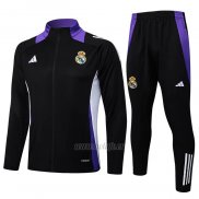 Chandal de Chaqueta del Real Madrid Nino 2024-2025 Negro