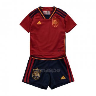 Camiseta Espana Primera Nino 2022