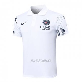 Camiseta Polo del Paris Saint-Germain 2024-2025 Blanco