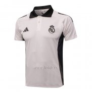 Camiseta Polo del Real Madrid 2024-2025 Rosa Claro