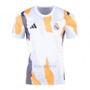 Camiseta Pre Partido del Real Madrid 2024 Blanco