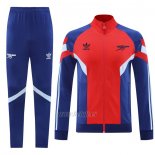 Chandal de Chaqueta del Arsenal 2024-2025 Rojo Azul