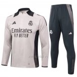 Chandal de Sudadera del Real Madrid Nino 2024-2025 Rosa Claro