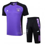 Chandal del Alemania Manga Corta 2024-2025 Purpura - Pantalon Corto