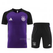 Chandal del Alemania Manga Corta 2024-2025 Purpura - Pantalon Corto