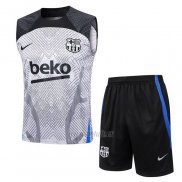 Chandal del Barcelona Sin Mangas 2024-2025 Gris