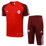 Chandal del Flamengo Manga Corta 2024-2025 Rojo - Pantalon Corto