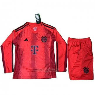 Camiseta Bayern Munich Primera Manga Larga Nino 2024-2025