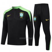 Chandal de Sudadera del Brasil 2024-2025 Negro