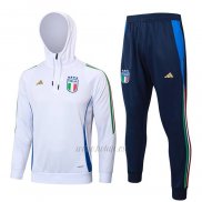 Chandal de Sudadera del Italia 2024-2025 Blanco