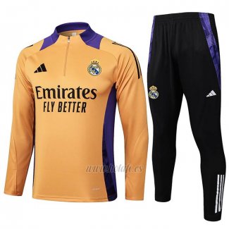 Chandal de Sudadera del Real Madrid 2024-2025 Amarillo