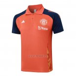 Camiseta Polo del Manchester United 2024-2025 Naranja