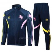 Chandal de Chaqueta del Juventus Nino 2024-2025 Amarillo y Rosa