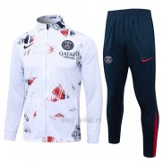 Chandal de Chaqueta del Paris Saint-Germain Nino 2024-2025 Blanco