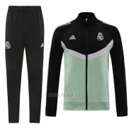 Chandal de Chaqueta del Real Madrid 2024-2025 Negro Verde