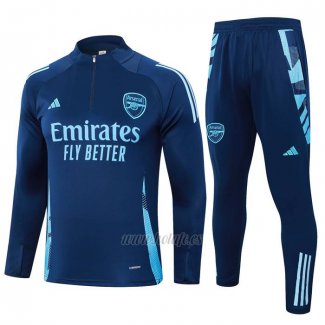 Chandal de Sudadera del Arsenal Nino 2024-2025 Azul