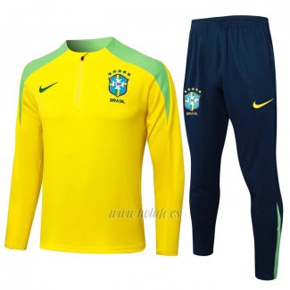 Chandal de Sudadera del Brasil 2024-2025 Amarillo