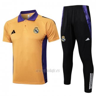 Conjunto Polo del Real Madrid 2024-2025 Amarillo