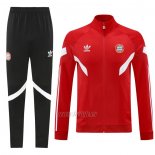 Chandal de Chaqueta del Bayern Munich 2024-2025 Rojo Blanco