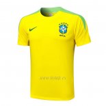 Camiseta de Entrenamiento Brasil 2024-2025 Amarillo