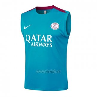 Camiseta de Entrenamiento Paris Saint-Germain Sin Mangas 2024-2025 Verde