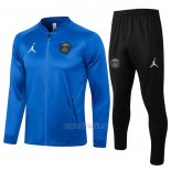 Chandal de Chaqueta del Paris Saint-Germain 2021-2022 Azul