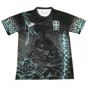 Tailandia Camiseta Brasil Jesus 2024-2025 Negro