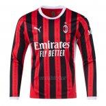 Camiseta AC Milan Primera Manga Larga 2024-2025